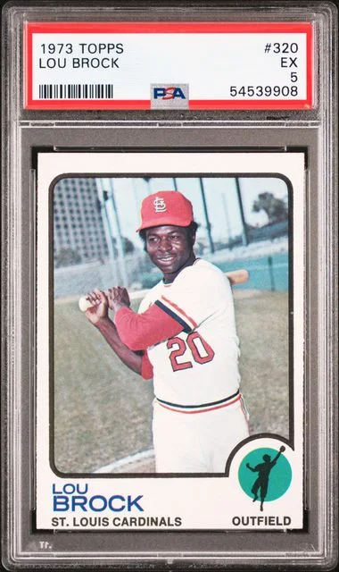 1973 Topps Lou Brock #320 card image