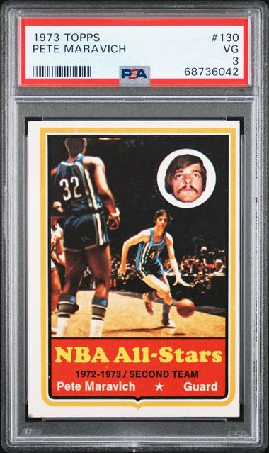 1973 Topps Pete Maravich #130 card image