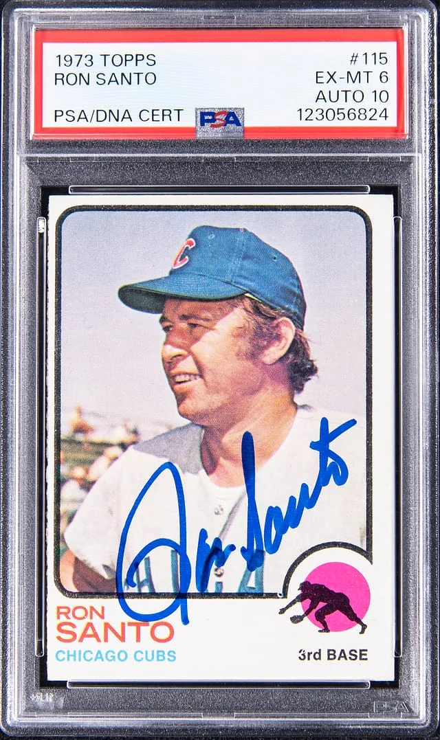 1973 Topps Ron Santo #115 card image