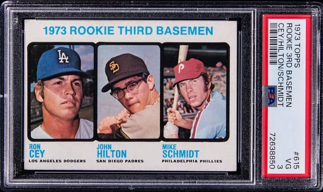 1973 Topps Schmidt/Hilton/Cey 3rd Baseman #615 card image