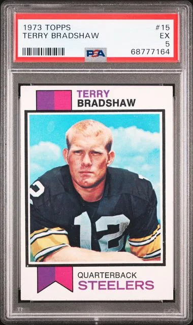 1973 Topps Terry Bradshaw #15 card image