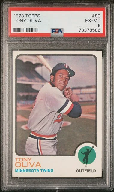 1973 Topps Tony Oliva #80 card image