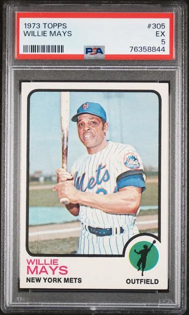 1973 Topps Willie Mays #305 card image