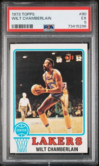 1973 Topps Wilt Chamberlain #80 card image