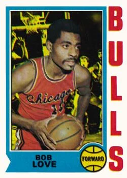 1974-75 Topps Bob Love #15 card image