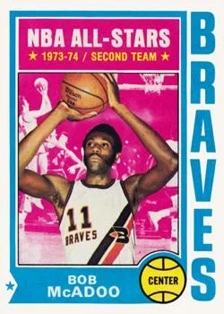 1974-75 Topps Bob McAdoo #80 card image