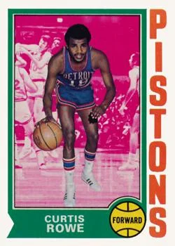 1974-75 Topps Curtis Rowe #22 card image