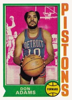 1974-75 Topps Don Adams #4 card image
