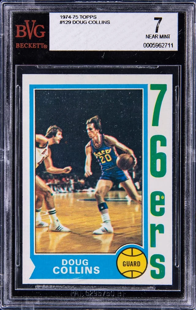 1974-75 Topps Doug Collins Basketball #129 card image
