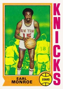 1974-75 Topps Earl Monroe #25 card image