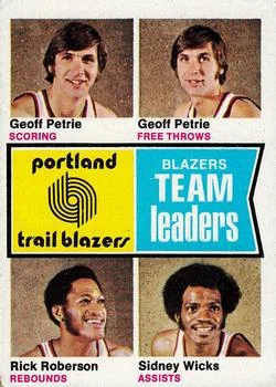 1974-75 Topps Geoff Petrie #96 card image