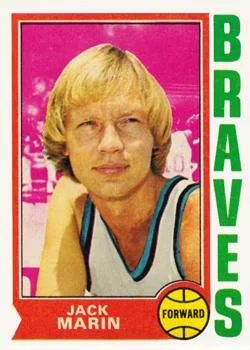 1974-75 Topps Jack Marin #26 card image