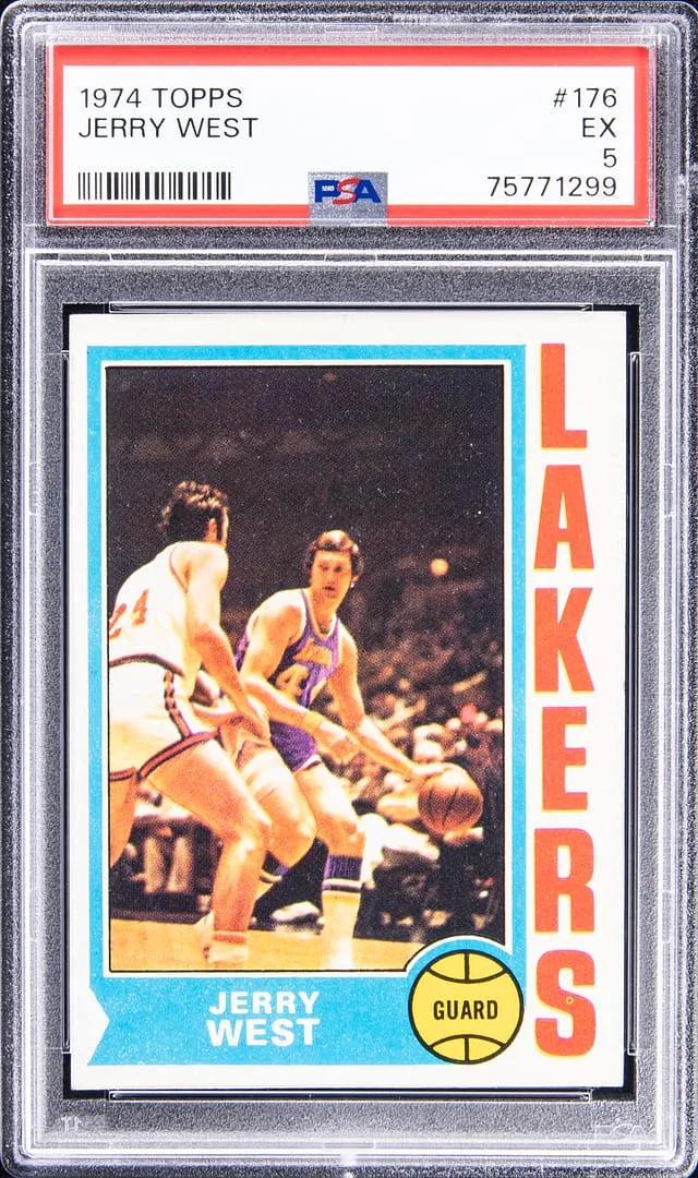 1974-75 Topps Jerry West #176 card image