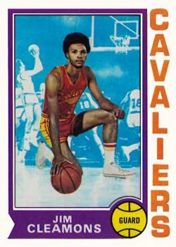 1974-75 Topps Jim Cleamons #42 card image