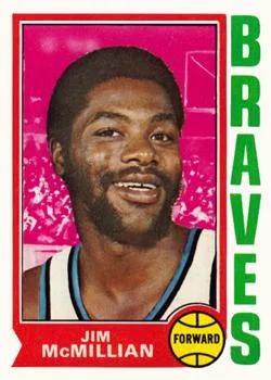 1974-75 Topps Jim McMillian #38 card image