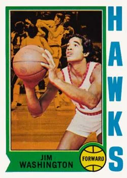 1974-75 Topps Jim Washington #41 card image