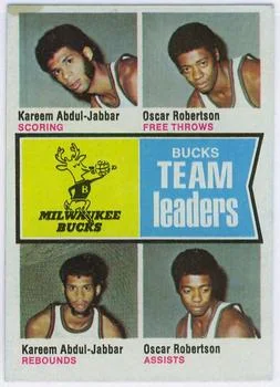 1974-75 Topps Kareem Abdul-Jabbar #91 card image