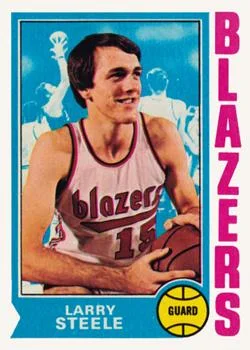 1974-75 Topps Larry Steele #21 card image