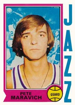 1974-75 Topps Pete Maravich #10 card image