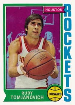 1974-75 Topps Rudy Tomjanovich #28 card image