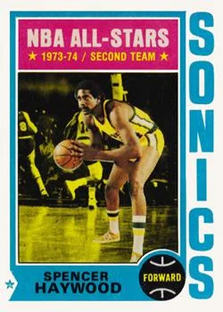 1974-75 Topps Spencer Haywood #70 card image