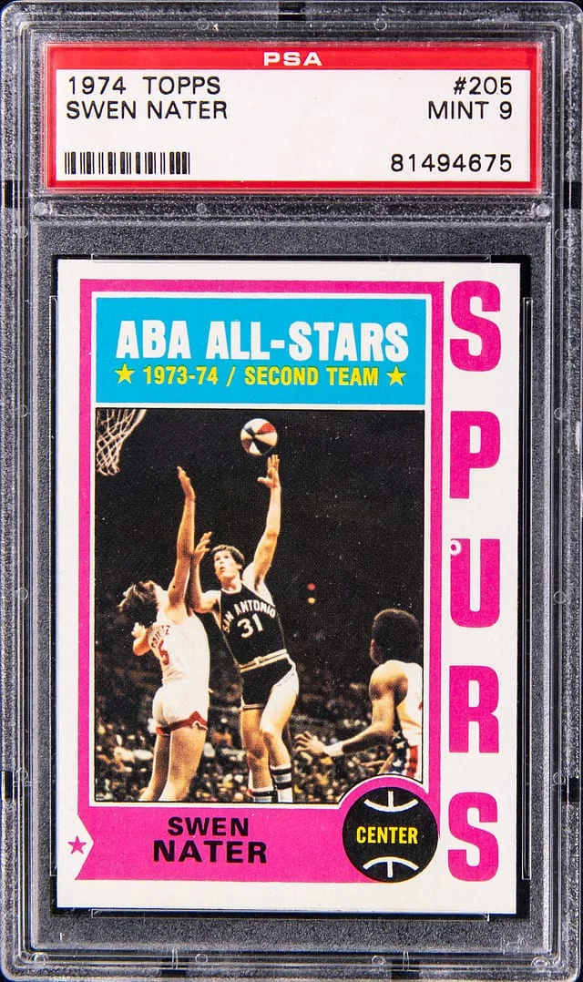 1974-75 Topps Swen Nater #205 card image