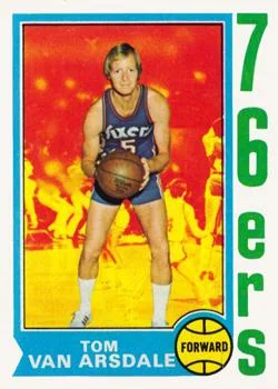 1974-75 Topps Tom Van Arsdale #20 card image