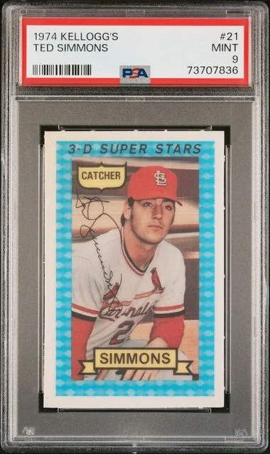 1974 Kellogg's Ted Simmons #21 card image