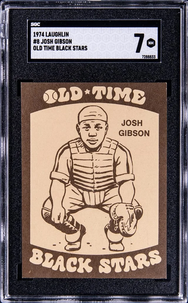1974 Laughlin Old Time Black Stars Josh Gibson #8 card image