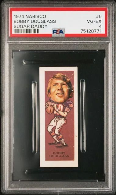 1974 Nabisco Sugar Daddy Bobby Douglass #5 card image