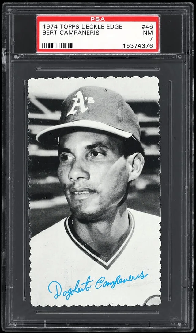 1974 Topps Bert Campaneris Deckle Edge #46 card image