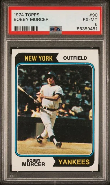 1974 Topps Bobby Murcer #90 card image