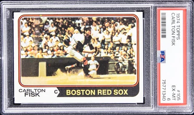 1974 Topps Carlton Fisk #105 card image