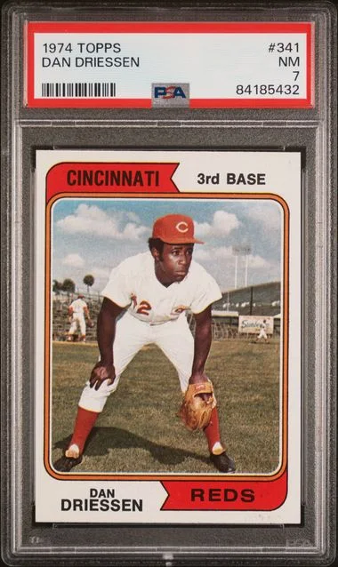 1974 Topps Dan Driessen #341 card image