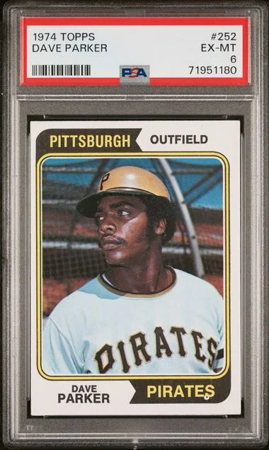 1974 Topps Dave Parker #252 card image