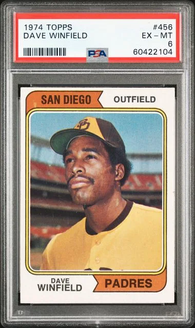 1974 Topps Dave Winfield #456 card image