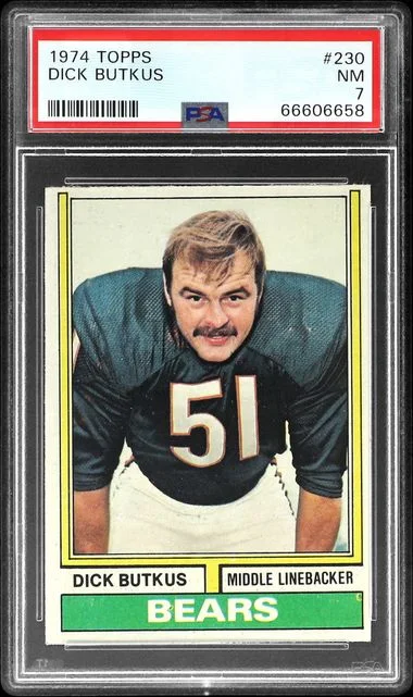 1974 Topps Dick Butkus #230 card image