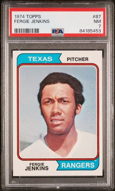 1974 Topps Fergie Jenkins #87 card image