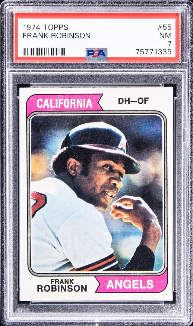 1974 Topps Frank Robinson #55 card image