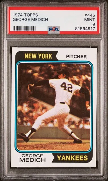 1974 Topps George Medich #445 card image