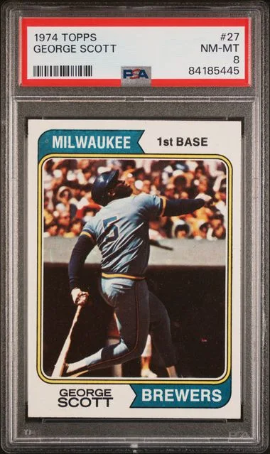 1974 Topps George Scott #27 card image