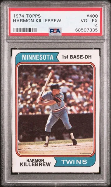 1974 Topps Harmon Killebrew #400 card image