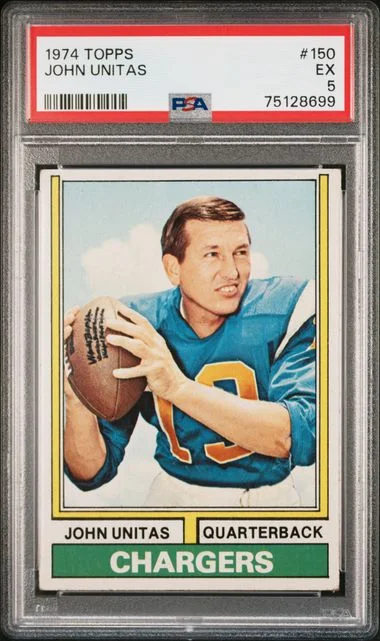 1974 Topps John Unitas #150 card image