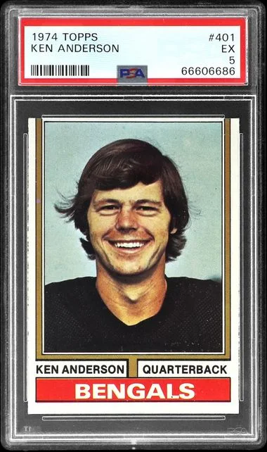 1974 Topps Ken Anderson #401 card image