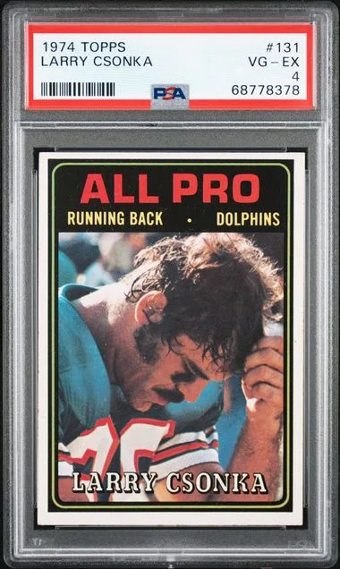 1974 Topps Larry Csonka #131 card image