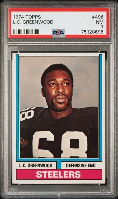 1974 Topps L.C. Greenwood #496 card image