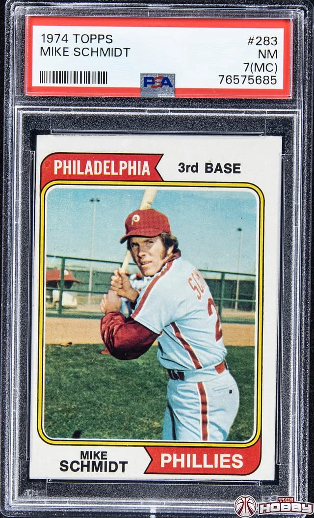 1974 Topps Mike Schimdt #283 card image