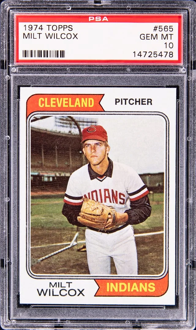 1974 Topps Milt Wilcox #565 card image