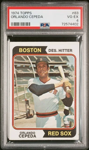 1974 Topps Orlando Cepeda #83 card image
