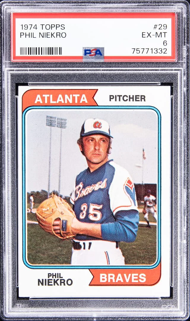 1974 Topps Phil Niekro #29 card image